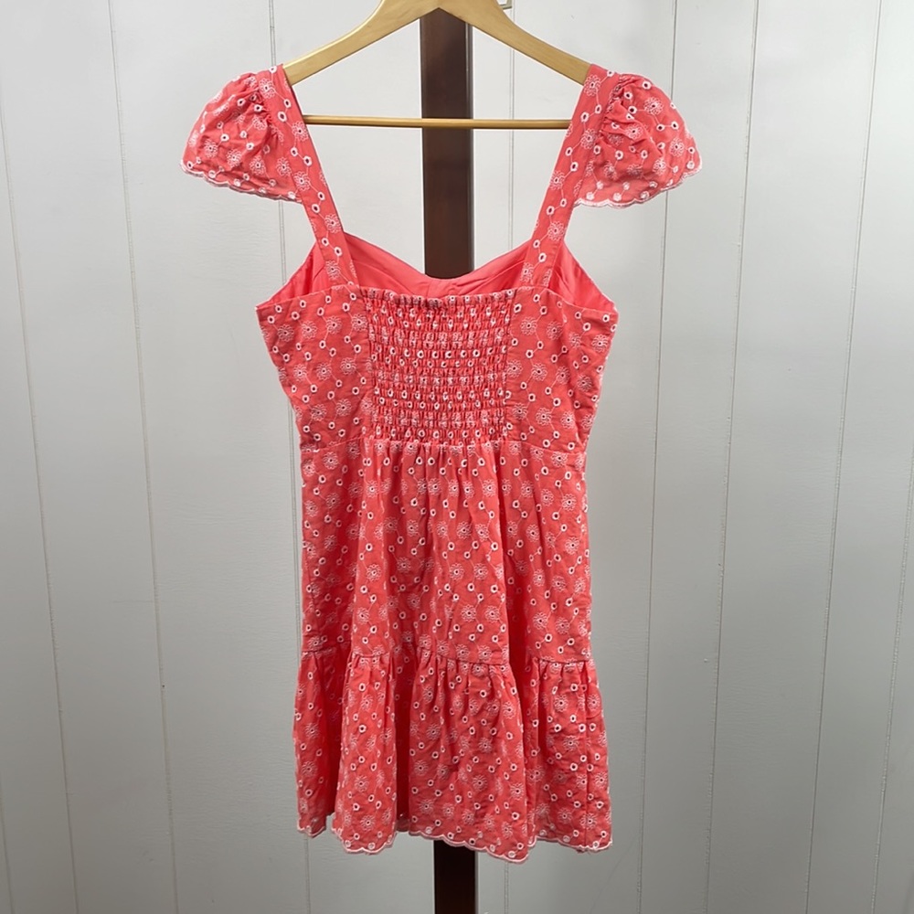 Betsey Johnson NWT Duberry Cap Sleeve Eyelet Mini Dress - Picture 6 of 6